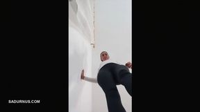 Mistress Natasa bare feet on her slave's face POV version mp4