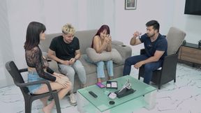 Bi Quartet! College Girl, Amateur Quartet Swingers