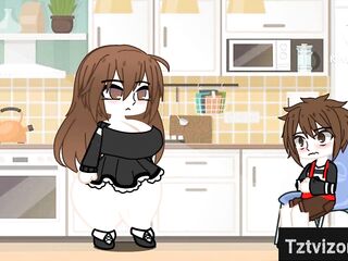 Hunk masturbates during the time that thinking about his massive dream (Gacha Club)