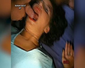 Glasses Covered in Cum - Slut Takes Massive Facial