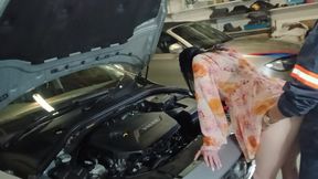 Fucking the mechanic to fix my car faster