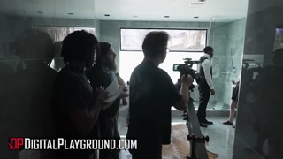 DIGITALPLAYGROUND - Behind The Scenes Look On The Porn Set Of DPs Cards On The Table!