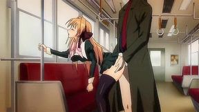 Hentai chick with penis underground screw