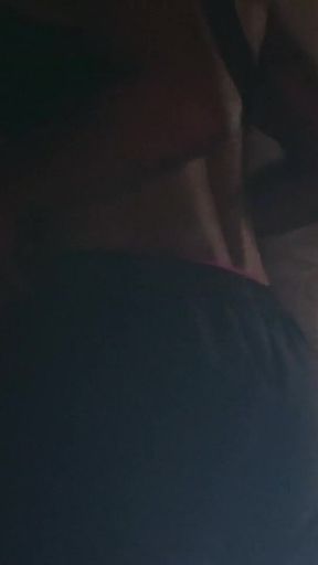 Exotic Fitness Femboy in Chastity Stripteases & Squats in Your Face