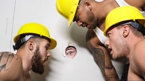 Construction site kinkiness with Thyle Knoxx, Morgan Blake, and more