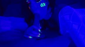Black Light Dick Sucking
