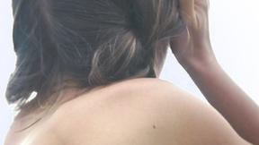 ”Sensual beautiful babe enjoys seducing slowly”