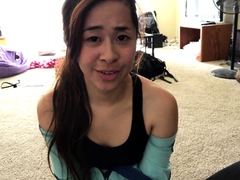 Japanese teen uses toys to pleasure pussy