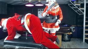 Lady of Torments: Spanking Santa on the spanking bench a Holiday Edition SD MP4 Multiple Cameras Cut