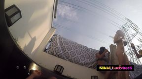the human jacuzzi, 12 t-girls pissing p.o.v. thief experience