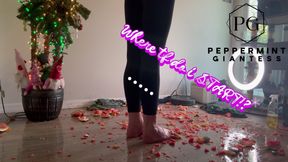 Fruit Crush Aftermath: Cleaning up the Juicy Floor Mess
