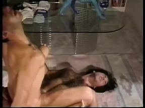 Guy gets on top and rides another man's cock