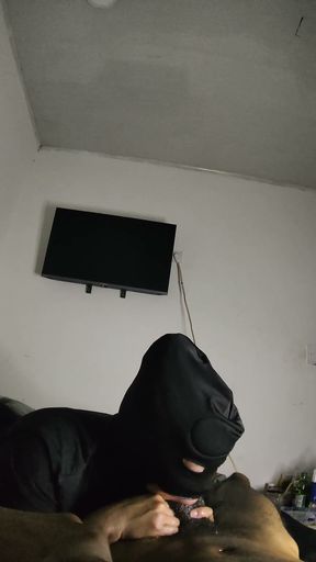 Throat Champ Black Mask 4