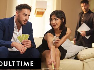 ADULT TIME - Ambitious Veronica Leal Caught In Affair With Her Boss! Gets DPed During Team Rencounter