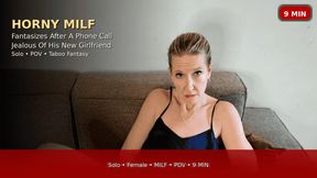 Horny Stepmom Masturbates Fantasizing About Stepson