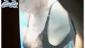 Busty Sporty Babe Soaks Her Hairy Pussy in Black Panties – Wet & Wild!