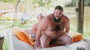 2 sexy Hairy Man drill