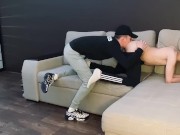 Stud went to a gay teen friend and fucked him hard bareback in Nike sneakers