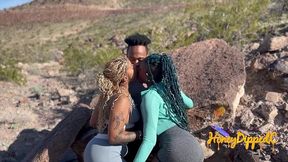 mountain side double sucking with honeydippedc & moebooty