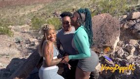 mountain side double sucking with honeydippedc & moebooty