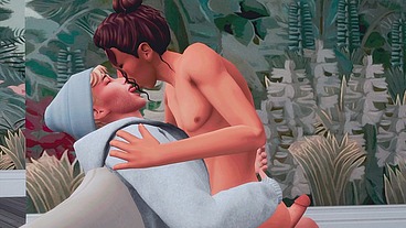 STEPFATHER BURNED HIS STEPSON FEMBOY AND GAVE HIM HARD ANAL SEX WITH A DEEP THROAT (SIMS 4 + ANIME HENTAI + SFM)