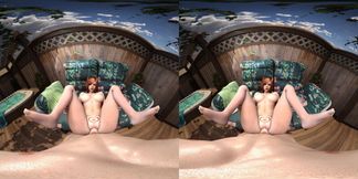 Spread-Eagle Missionary With Freyalise On The Couch