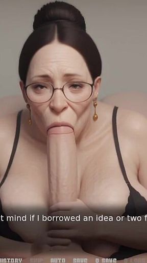 Chubby GILF Fulfilling Her Erotic Fantasy of Sucking Big Cock in - GILF 08 Gameplay