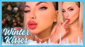 Winter Kisses (Lip Fetish Close-Ups, Gloss Tease, and POV Seduction)