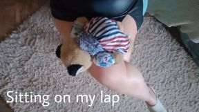 Sitting on my lap