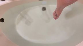 Bathtub Soak for my Sore Bottom (caning shoot recap)