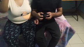 Step Sister Fucked by Step Brother While Playing Games