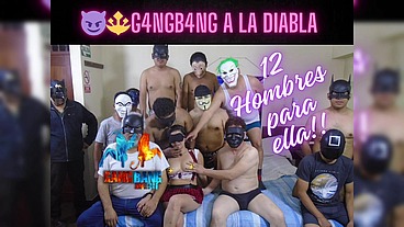 GangBang a La Diabla - deslecha a 12 FANS