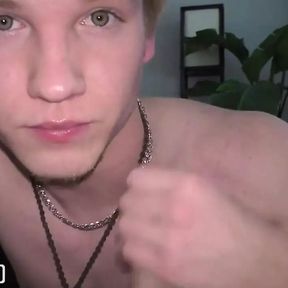 Hot Straight Blond Jock Drains Older Creeps Balls POV