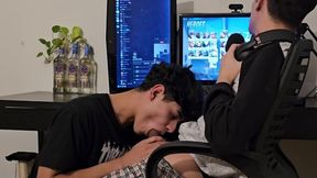 I desired dinky so I taunted my bf while he was toying