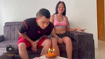 Cum in her Mouth Birthday Gift