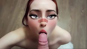 THE BITCH SUCKS A FAT DICK!!!