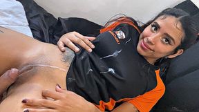 Cowgirl amateur Latina gives multiple cumshots