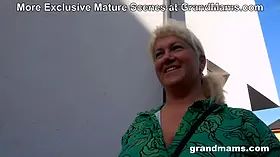 Behind the Scenes with Horny Cougars Eva Tittie & Yvette Moore at GrandMams