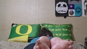 Watch my wide soles JOI