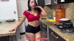 Stepmom's Cooking Show: Shorts, Ass, and Arousal