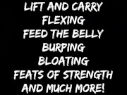 Musclehog Stuffing his Huge Belly in Levi Jeans