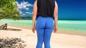 Big Ass Public Beach Workout