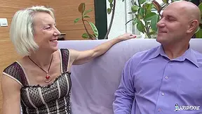 Charly Sparks - Blonde French Newbie Goes For Amateur Mature Sex, Gets Cum In Mouth