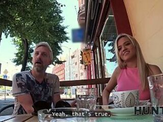 HUNT4K. Deepthroat makes cuties greater quantity gorgeous. Sexy sex with Novella Night