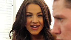 Naughty Evelin Stone Guides Her Stepbro How to Fuck by Praticing with Him