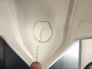 Pee in the toilet of a multi-tenant building