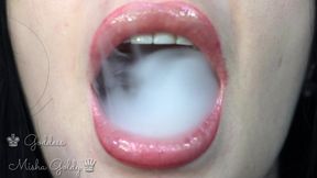 Cum to my big glossy seduction and big hookah smoke!