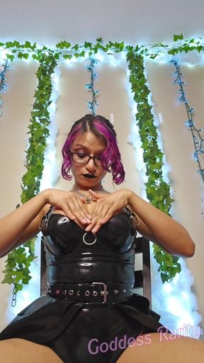 Goddess Rarity Gives You Pathetic Losers a JOI While in Glorious Latex