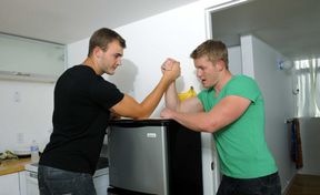 Lads fuck in crazy scenes before moving out of this house