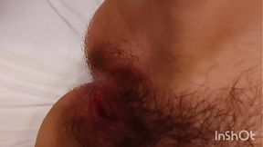 Fifty-year-old beautiful mature woman has a happy creampie on a long-awaited date